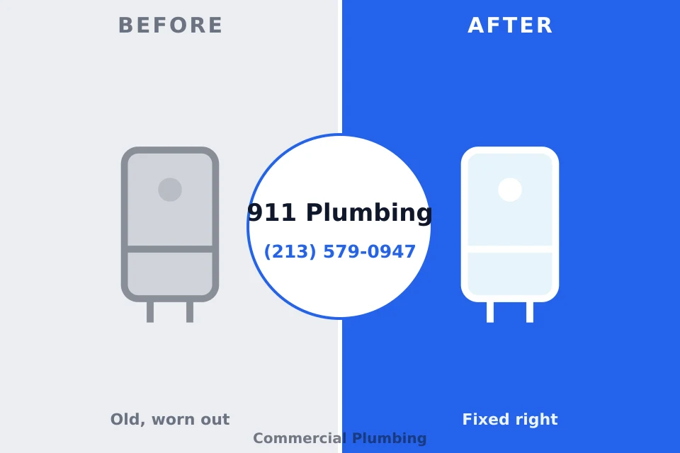 Before and after: plumbing company Whispering Pines, NC